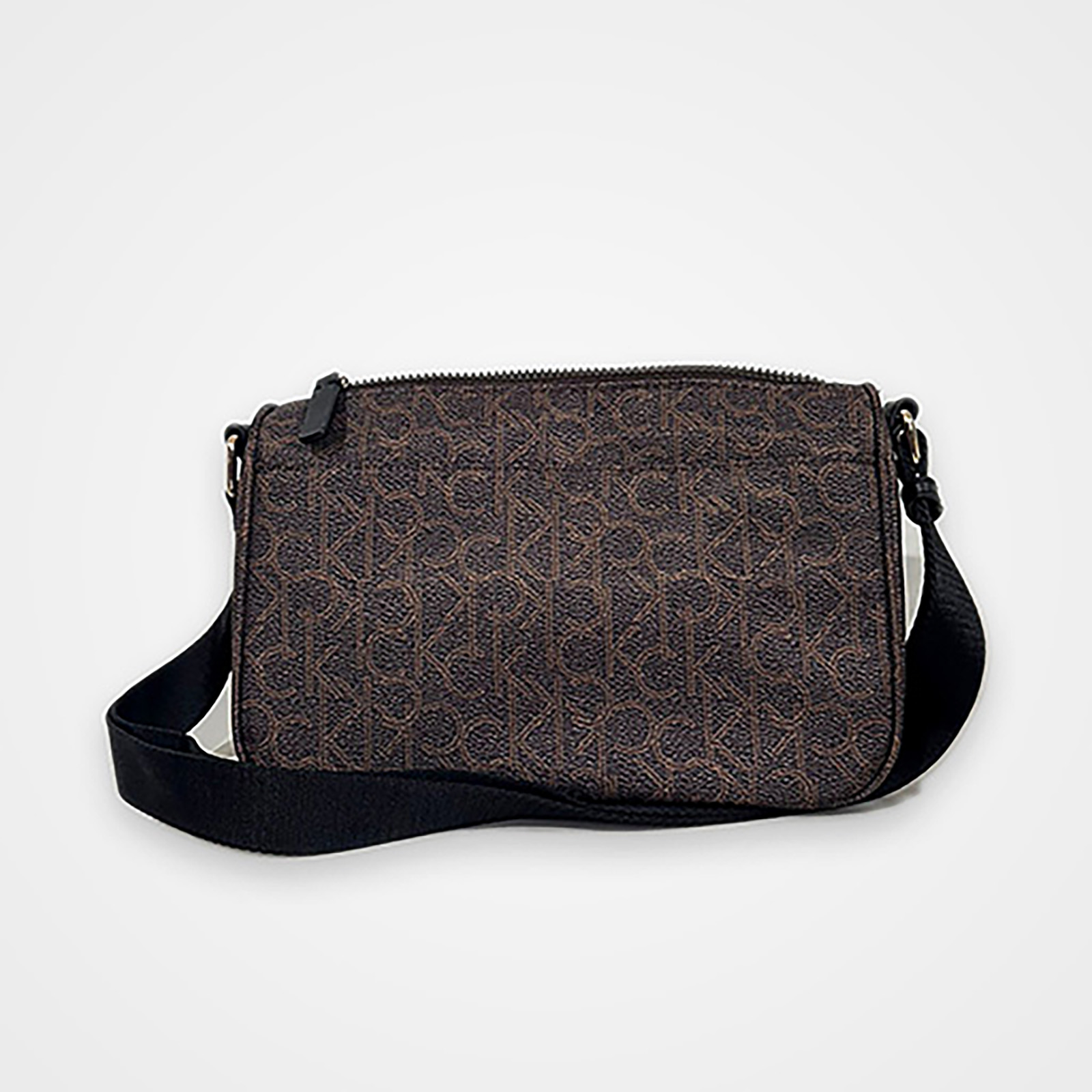 bandolera calvin klein (marrón monograma) bandolera calvin klein (marrón monograma)