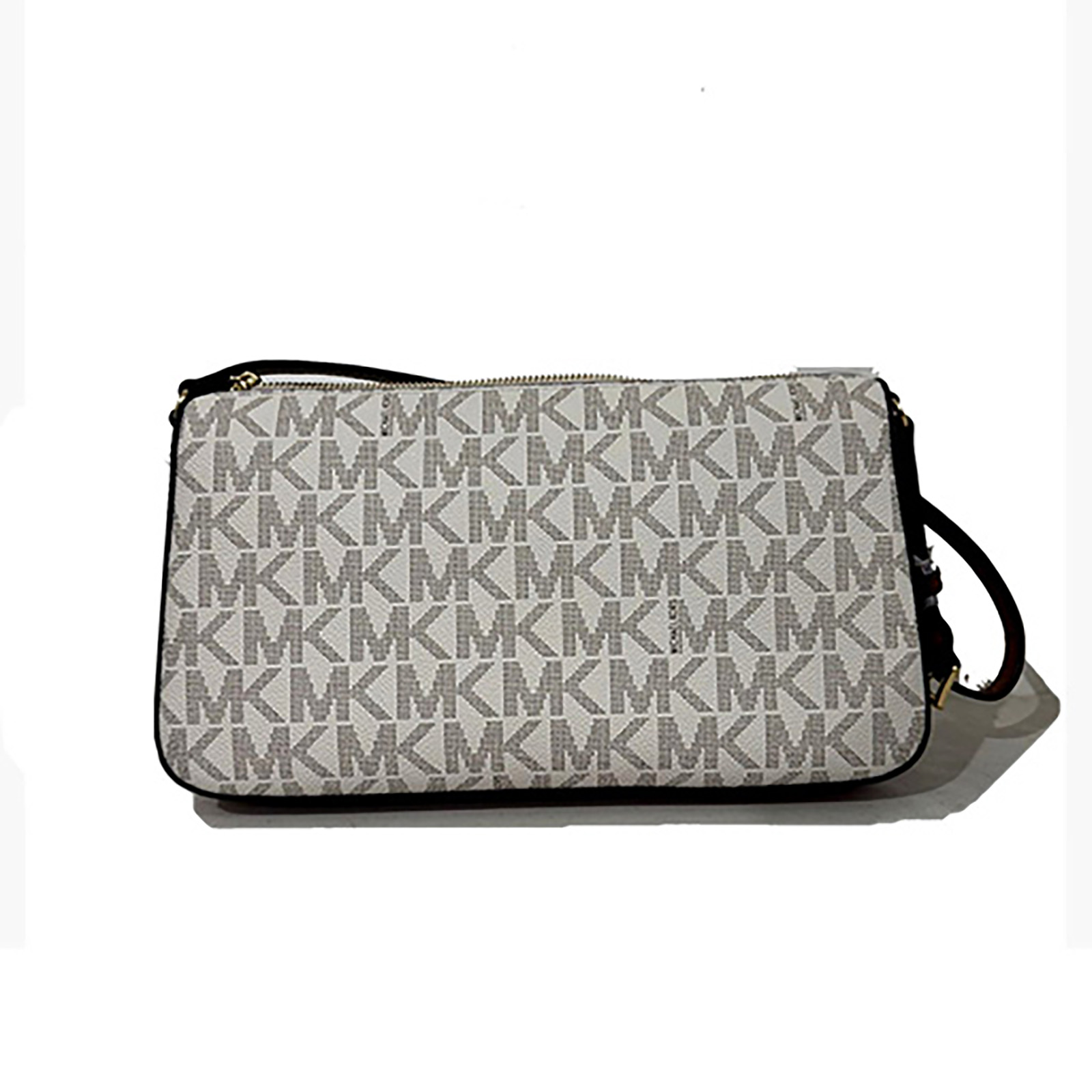 bolso michael kors (monograma claro con correa marrón) bolso michael kors (monograma claro con correa marrón)