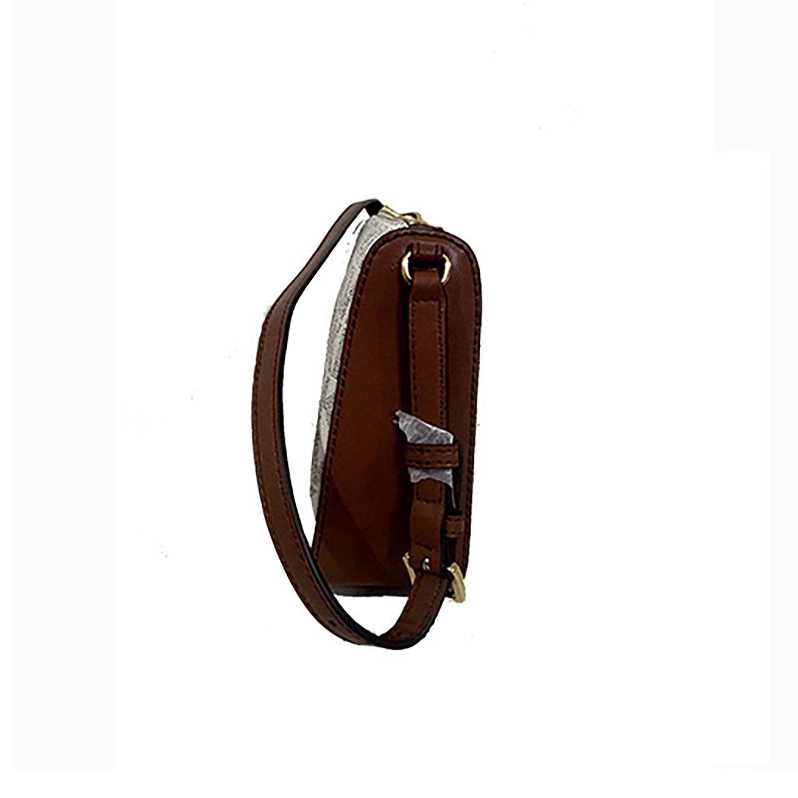bolso michael kors (monograma claro con correa marrón) bolso michael kors (monograma claro con correa marrón)